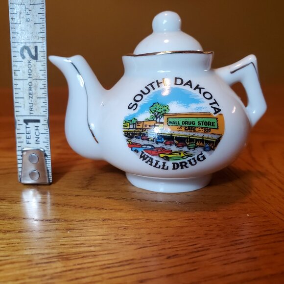 Miniature Porcelain Tea Set.  Creamer Sugar Tea Pot - Picture 10 of 10